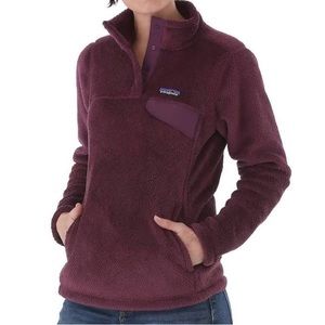 Patagonia Re-Tool Snap-T Fleece Pullover - Maroon